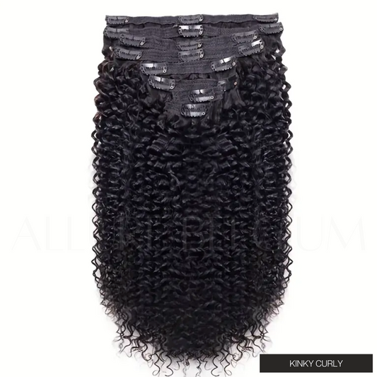 Kinky curly Clip-In Extension Sets