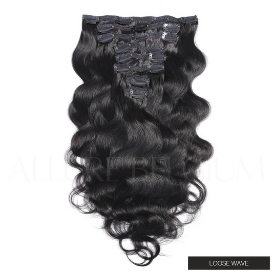 Loose wave Clip-In Extension Sets